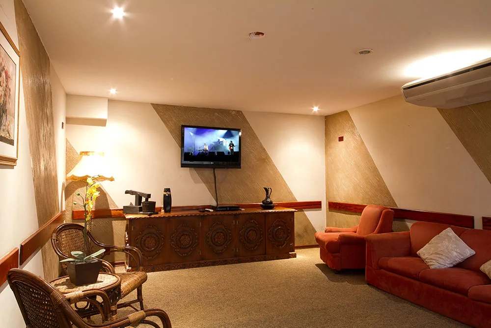 Sala de TV aconchegante